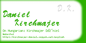 daniel kirchmajer business card